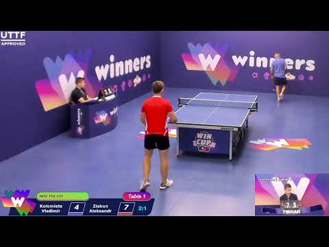 WINners CUP table 1 12.09 Kolomiets Vladimir  - Ziakun Aleksandr 9:30
