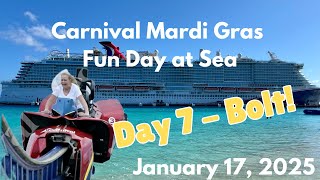 Carnival Mardi Gras BOLT! Sea Day