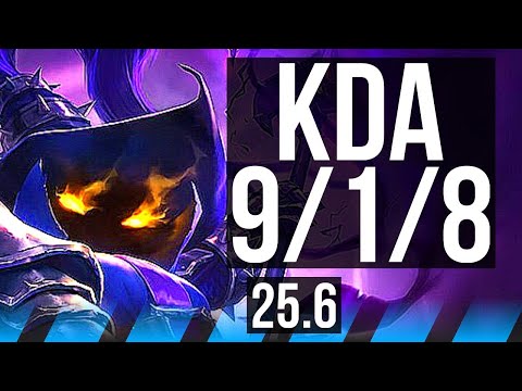 VEIGAR vs YONE (MID) | 9/1/8, Dominating | KR Master | 25.6