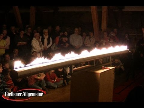 Flammenrohr im Mathematikum