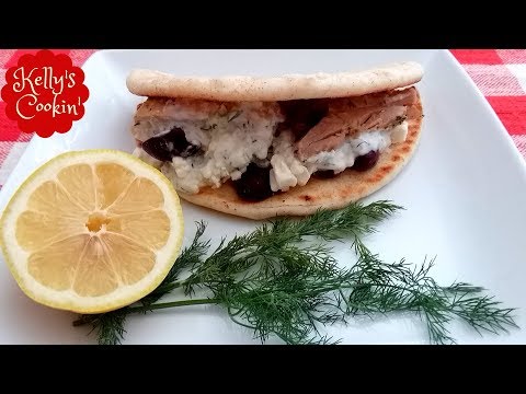Greek Chicken Pita/Gyro Recipe With Homemade Tzatziki Sauce-Air Fryer Cook's Essentials