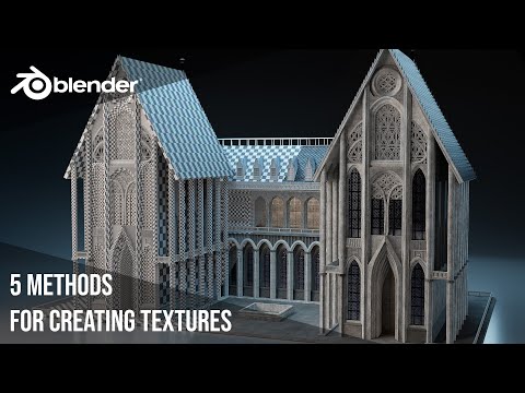 5 Методов создания текстур в Blender / 5 Methods for creating textures in Blender