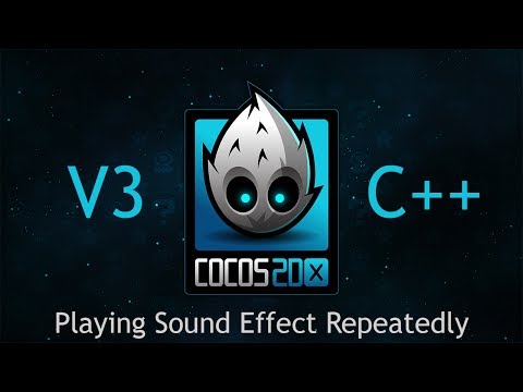 Cocos2d-x v3 C++ Tutorial 28 - Playing Sound Effect Repeatedly