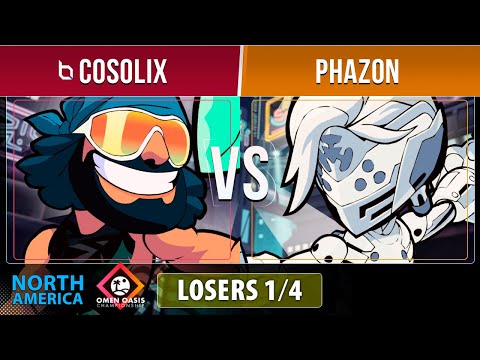 Cosolix VS Phazon - Losers 1/4 - NA - Brawlhalla Omen Oasis Championship 2022