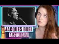 Vocal Coach reacts to Jacques Brel - Amsterdam (Live officiel Les Adieux à l’Olympia 1966)
