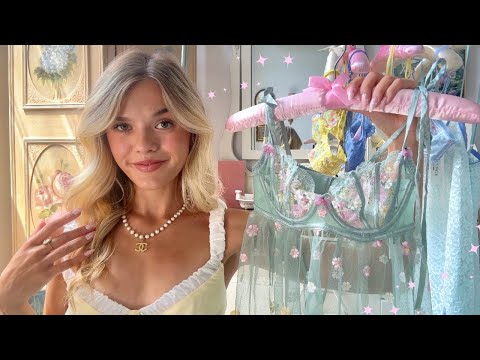 ASMR Lingerie Boutique Roleplay 🎀🧁 (delicate details + over explaining)