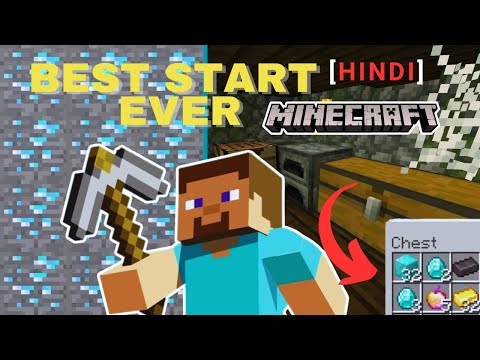 EPIC GODLY Start in Minecraft! Mineshaft Madness 🔥