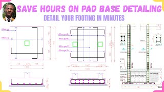 Best Way to Detail Pad Footing Base in AutoCAD (Best for Beginners)