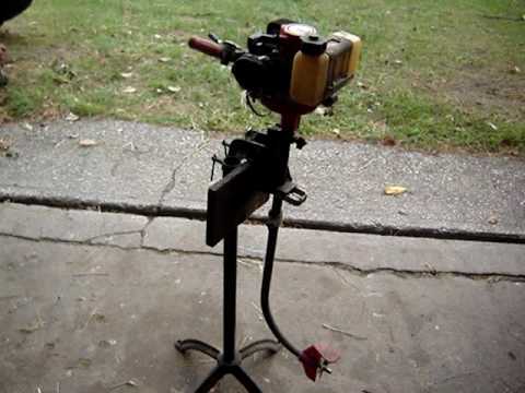 ELLIOTT POWER PADDLE OUTBOARD Oddity  In a bag cold start failure my smallest tiny OB