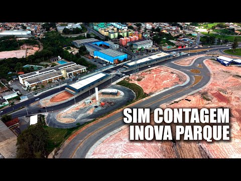 Obras SIM Contagem (MG) e Inova Parque | Drone 4K
