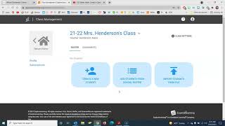 Reflex Math: Delete Classes, Create a Class, Roster Students