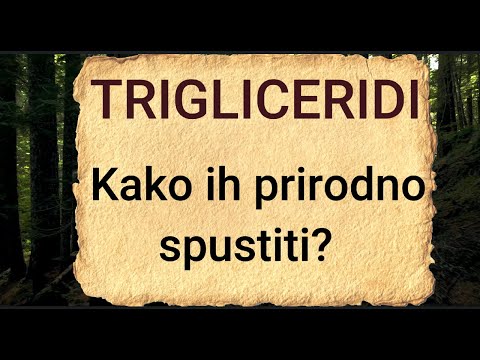 Kako prirodno spustiti razine triglicerida u krvi ?  - RECEPTI