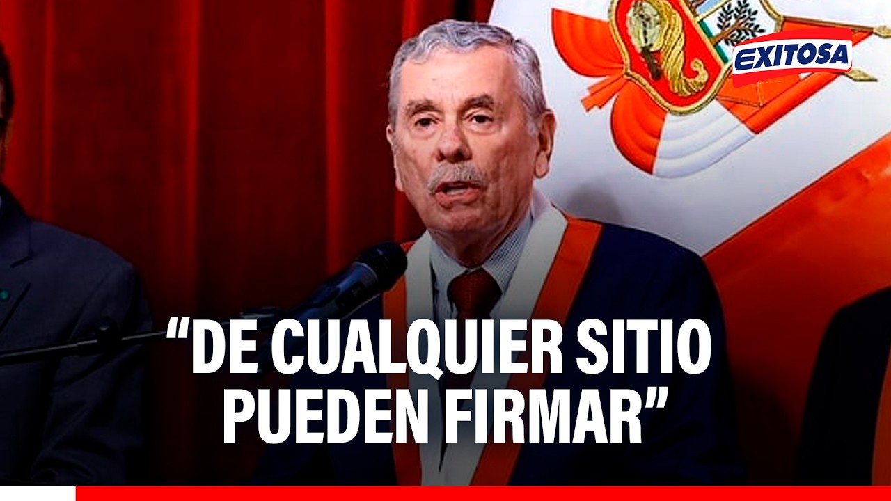 🔴🔵 Congresistas pueden firmar oficios desde cualquier lugar, asegura Fernando Rospigliosi