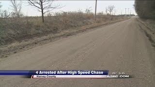 High Speed Chase In Harvey County