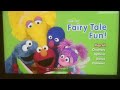 Sesame Street Fairy Tale Fun Dvd Menu
