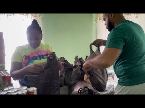 AliciaKim and christvja ft big up crew care packages @AliciaKim 