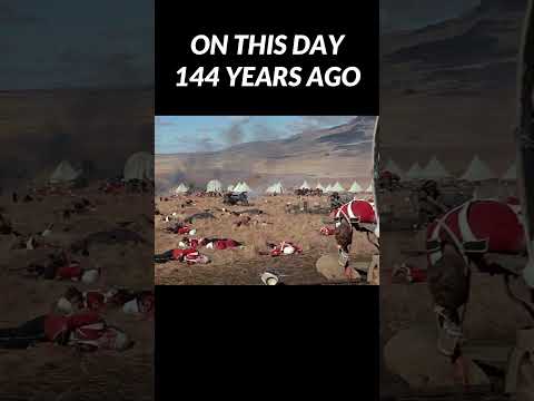 On this day: 1500 British soldiers were massacred by 20,000 mighty Zulu warriors.
