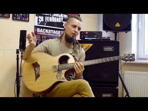Percussive acoustic bass Lesson / Seven Nation Army / Dmitry Lisenko
