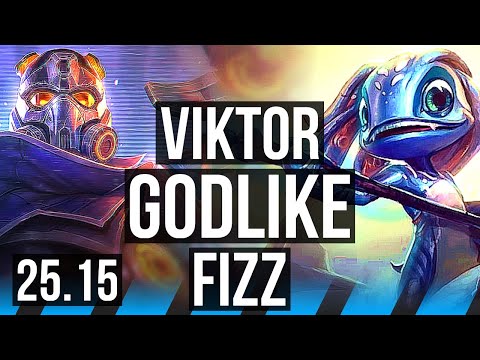VIKTOR vs FIZZ (MID) | Godlike | EUW Master | 25.15