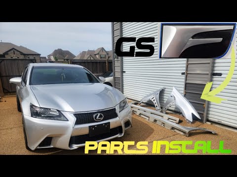 INSTALLING GS-F FRONT FENDERS AND SIDE SKIRTS ON A GS350 F-SPORT | DIY