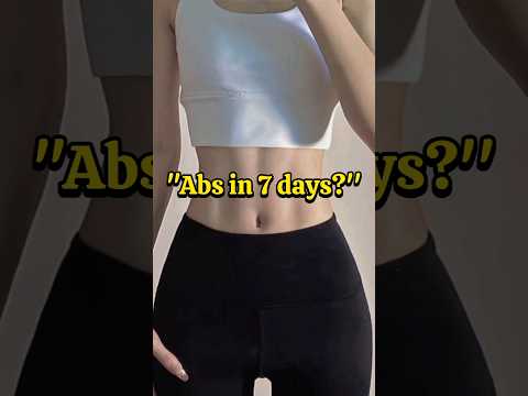 Abs in 7 days?🎀#shortvideo #skincare #asthetic#shortsviral #trending #abs #fyp #body