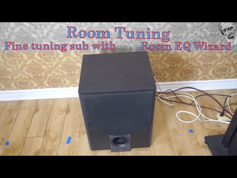 Room tuning subwoofer fine tune position with REW - positioning a subwoofer