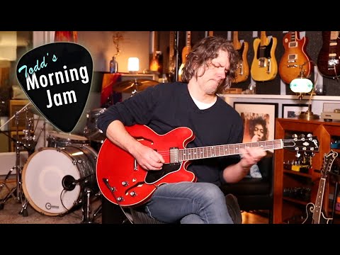 Morning Jam Ep. 430 - Jazzy Blues on Gibson ES335