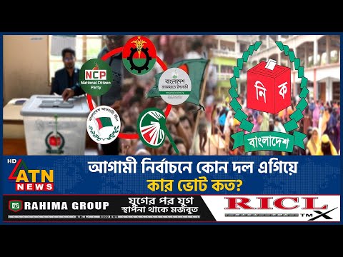 আগামী নির্বাচনী জরিপে কোন দল এগিয়ে? কার ভোট কত? | SANEM Survey | BD Election | ATN News