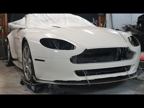 V8 Vantage Pt 9 - Front Diffuser & Side Skirts