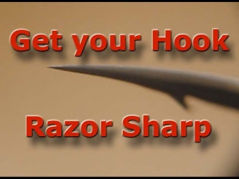 Get fishing hooks razor sharp and repair blunted points