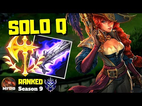 CONQUEROR MISS FORTUNE IN SOLO Q - League of Legends (Season 9)