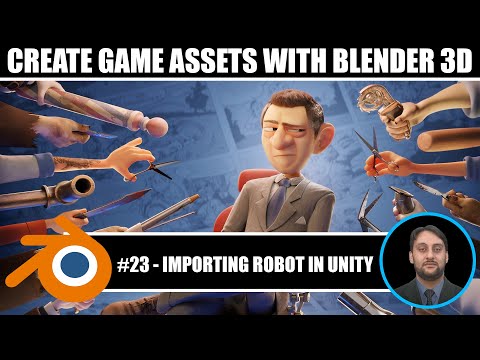 Blender Game Assets Modeling Course For Unity Game Engine | #23 Importing Models In Unity