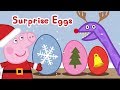 Peppa Pig Surprise Peppa S Christmas Surprise Eggs Learning With Peppa Pig