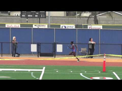 VarG 4x100 vs Servite Rosary 3-11-15 - Los Alamitos Girls