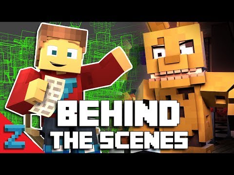 "Follow Me" - Behind The Scenes (Minecraft FNAF Animated Music Video)