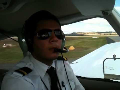 My Landing In The Piper Warrior III Glass Cockpit