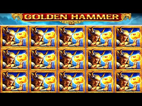 ★★JACKPOT HANDPAY★★$50 BETS★★GOLDEN HAMMER HIGH LIMIT SLOT MACHINE BUENO DINERO MUSEUM SLOTS WMS