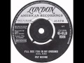 Pat Boone – “I’ll See You In My Dreams” (UK London) 1962