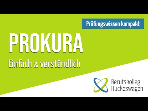 Prokura einfach erklärt | Rechte, Pflichten & Unterschiede zur Handlungsvollmacht