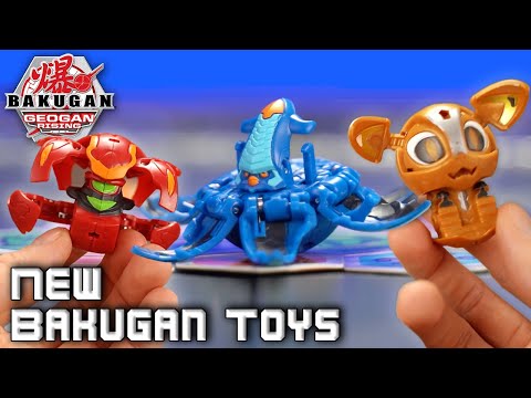 Unboxing 10 NEW Bakugan Toys - Bakugan: Geogan Rising