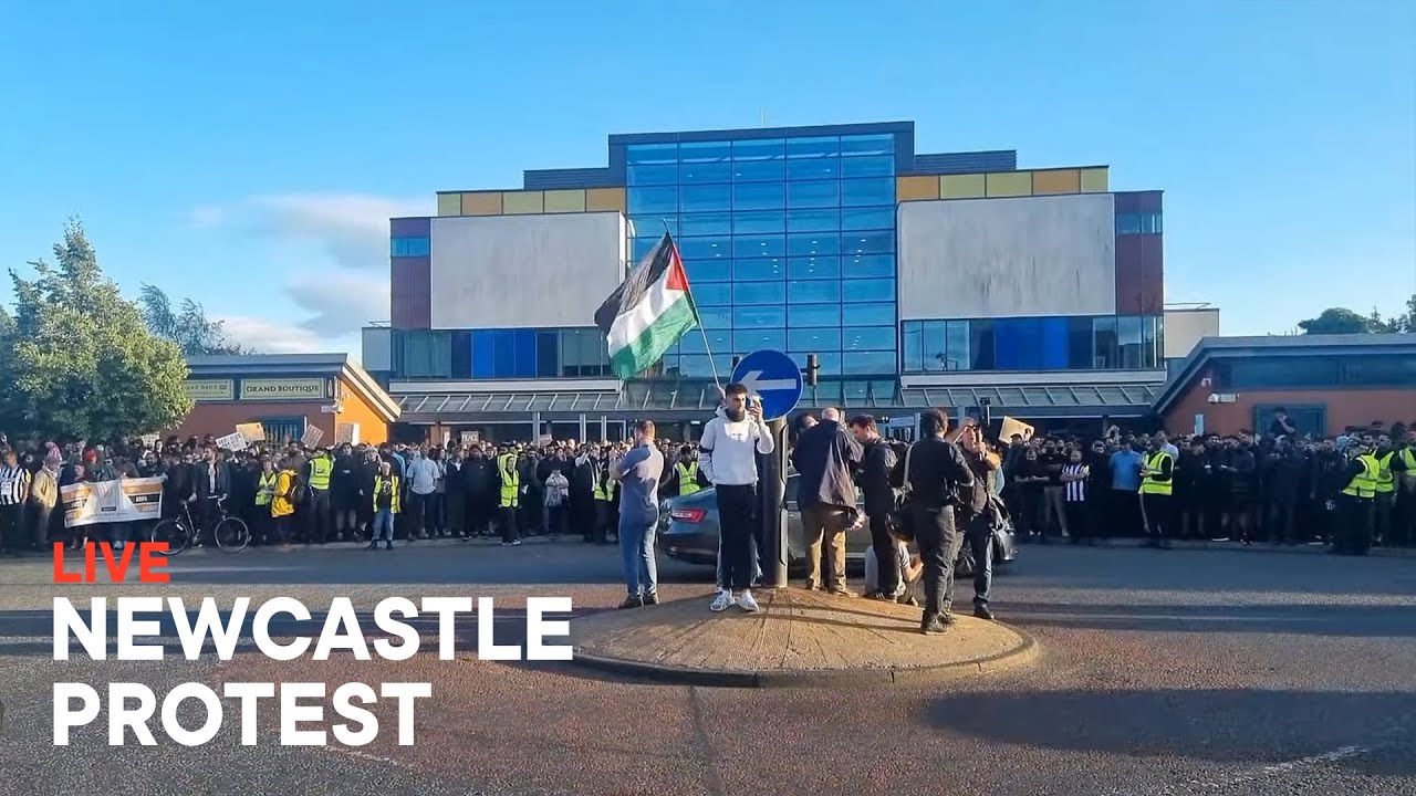 Newcastle Protest on 7th Aug 2024