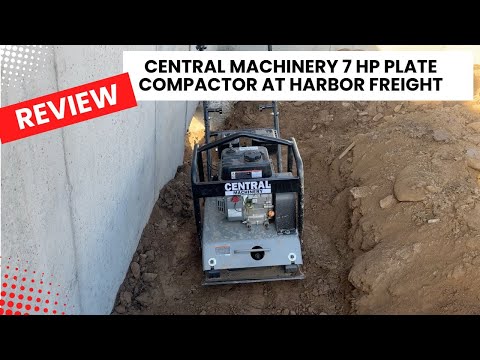 Harbor Freight Plate Compactor Review