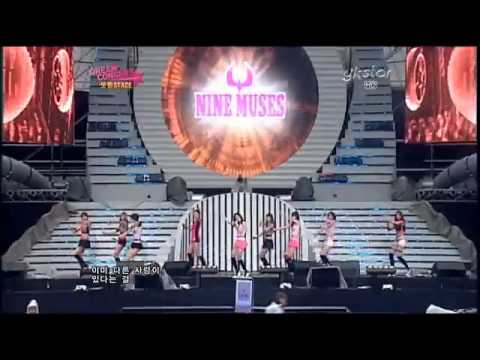 100606 Nine Muses   buttons Give Me  DC    YouTube