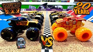 Toy Diecast Monster Truck Racing Tournament | MAX D 20 Year ANNIVERSARY Race! 8 AWESOME MAX D Trucks