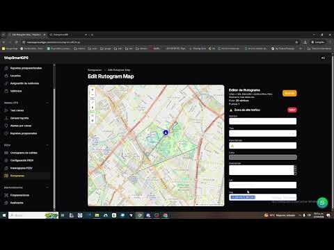 Como crear un Rutograma dibujado en la plataforma PESV Reportes WAPSmart