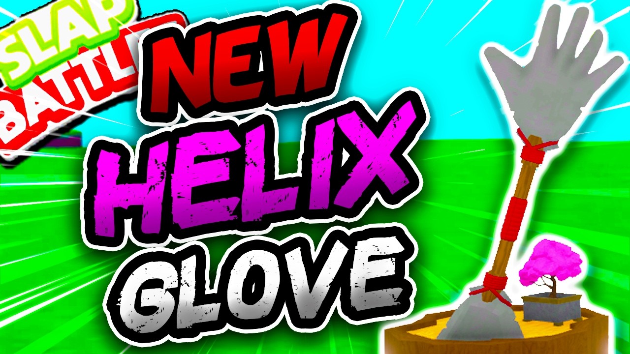 New HELIX🧬 Glove & New HEXA Mastery!🔵 - Slap Battles Roblox