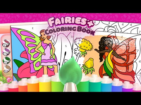 Fairies Coloring Book + Video