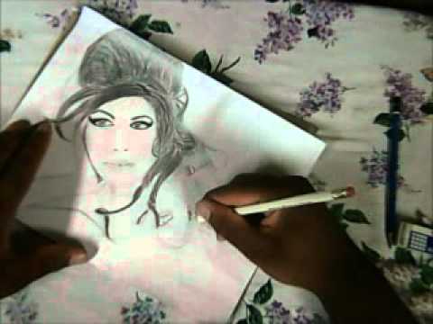 R.I.P. Amy Winehouse Speed Drawing