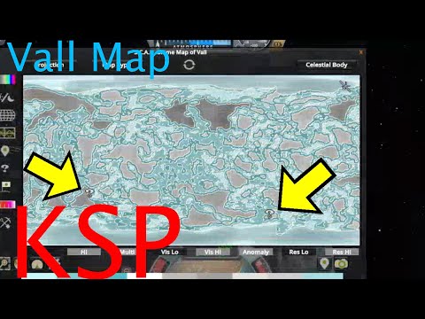 Mapping Vall with ScanSat in KSP (Kerbal Space Program)