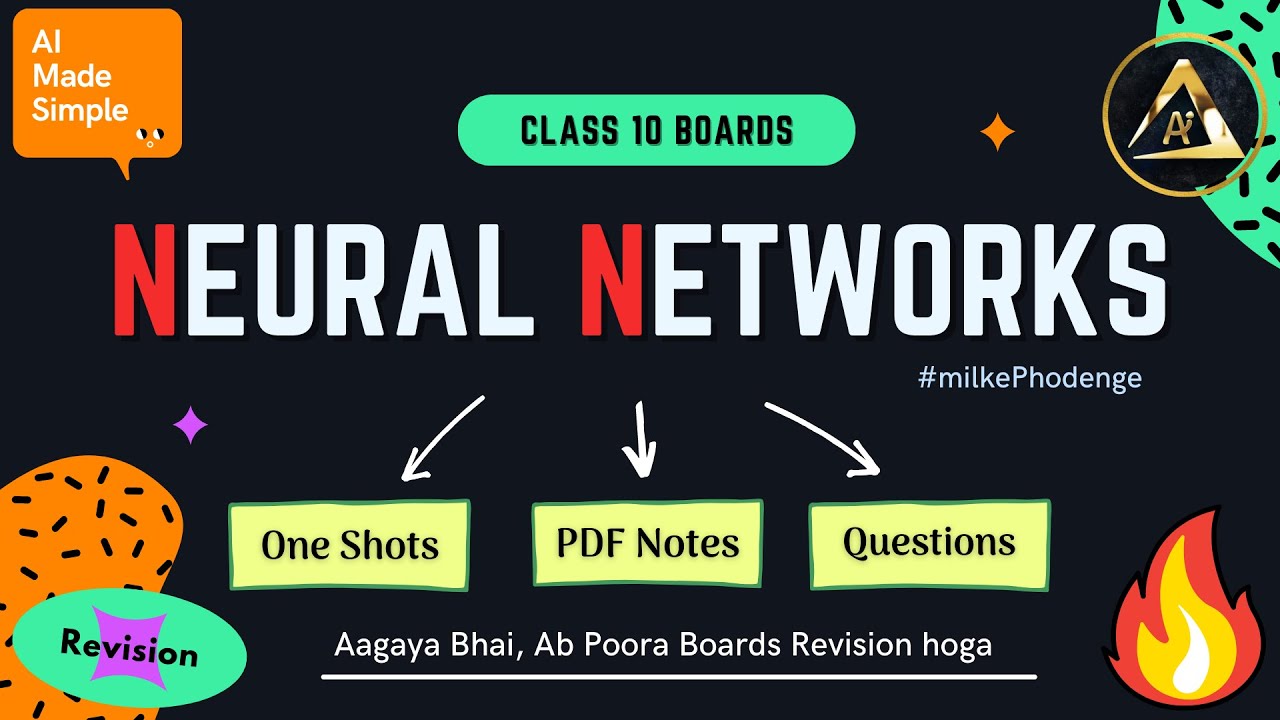 NEURAL NETWORK Class 10 AI in 12 Mins | 🔥Revision One Shot | AI CBSE 417